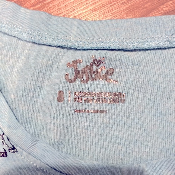 JUSTICE Llamazing T-Shirt (in Blue - Size 8) - Picture 2 of 4